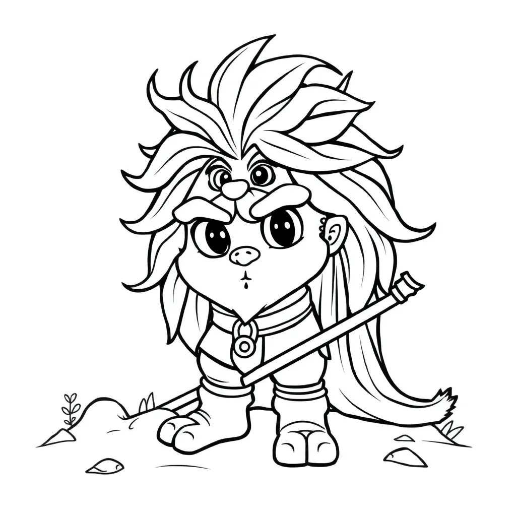 Paashazen Op De Kar coloring page for children