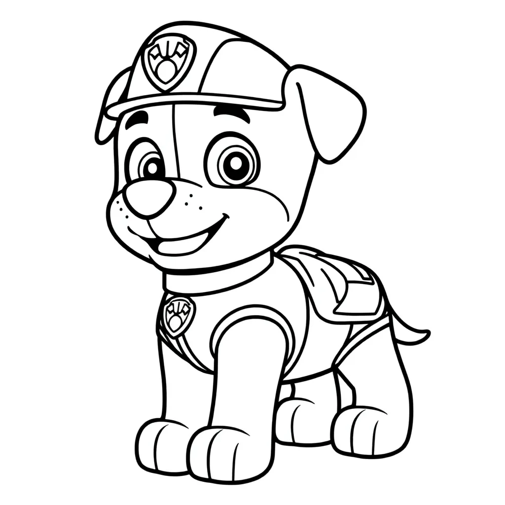 Paw Patrol Helden Avontuur Redding Puppys coloring page for children