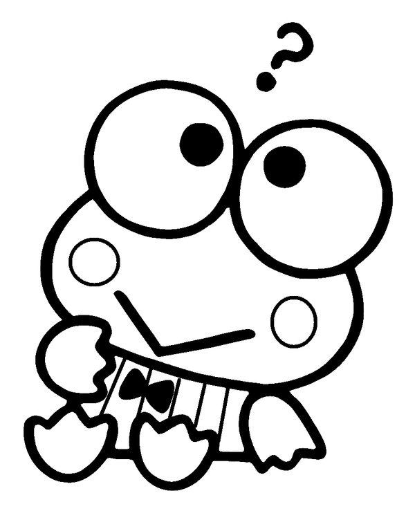 Malvorlage Pensamiento Keroppi