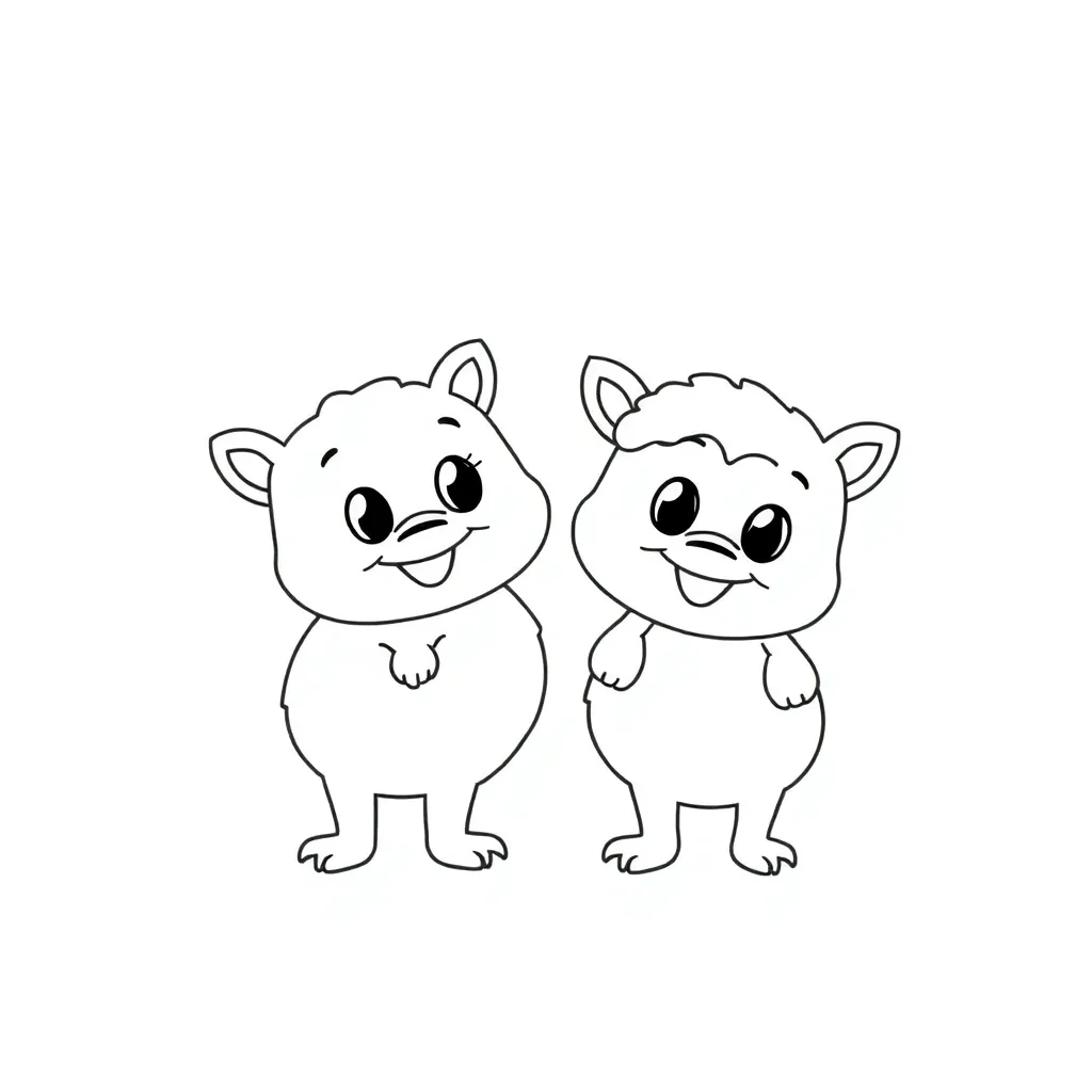 Peuters Creatief Tekenen Educatief Vrolijk coloring page for children