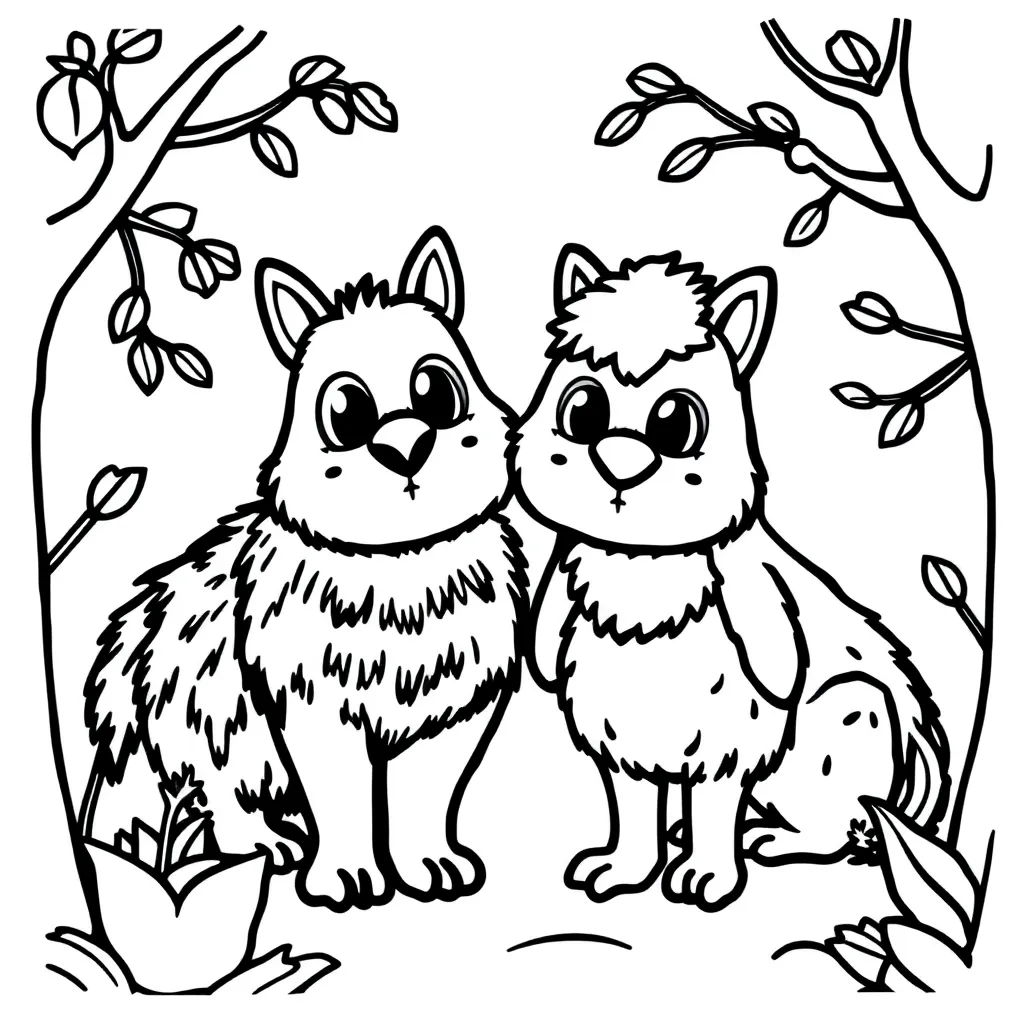 Childrens coloring page