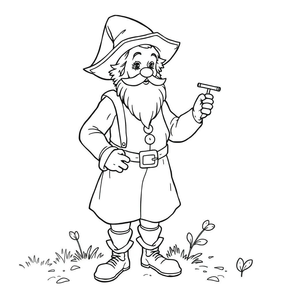 Piet Deugniet Sinterklaasfeest Feestdagen Seizoenen coloring page for children