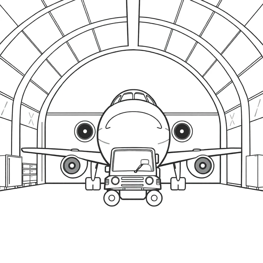 Planes Kleurplaten coloring page for children