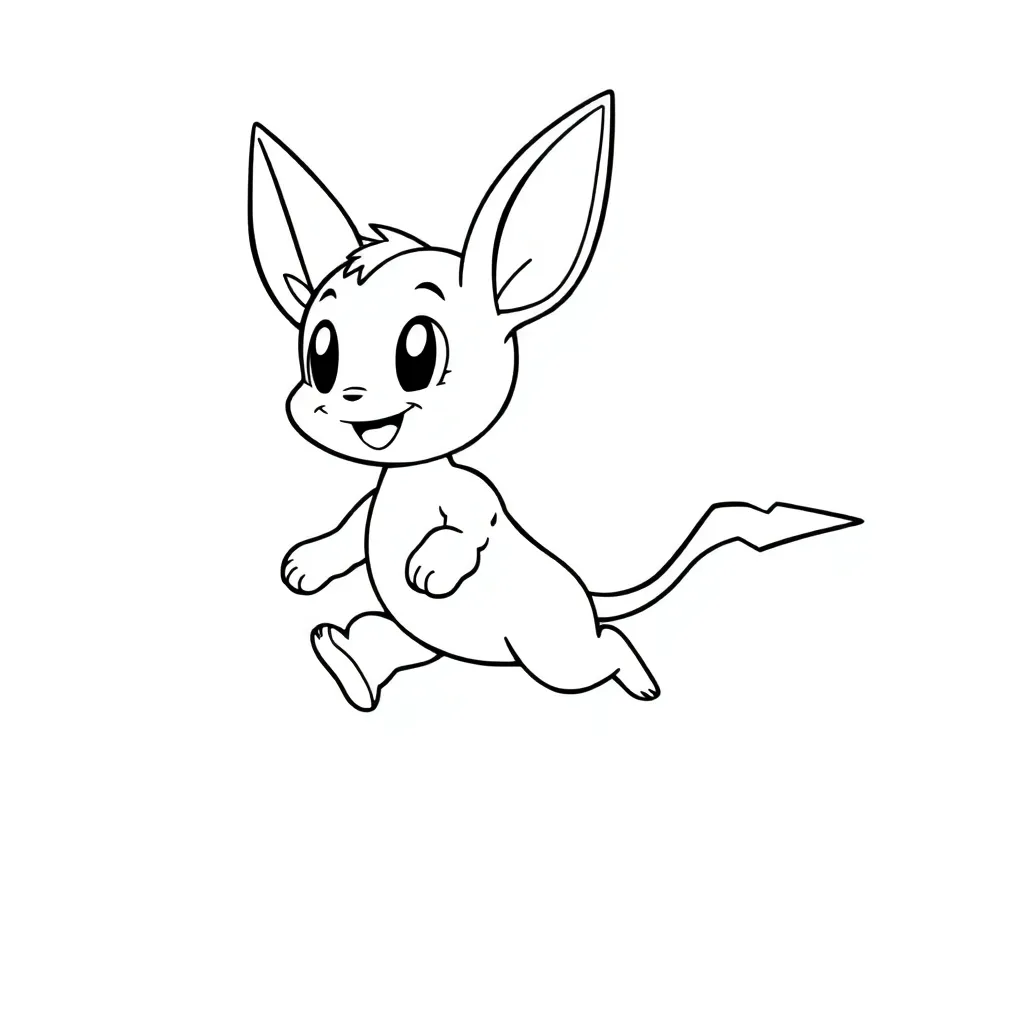 Pokemon Anime Schattig Tekenen Creatief coloring page for children