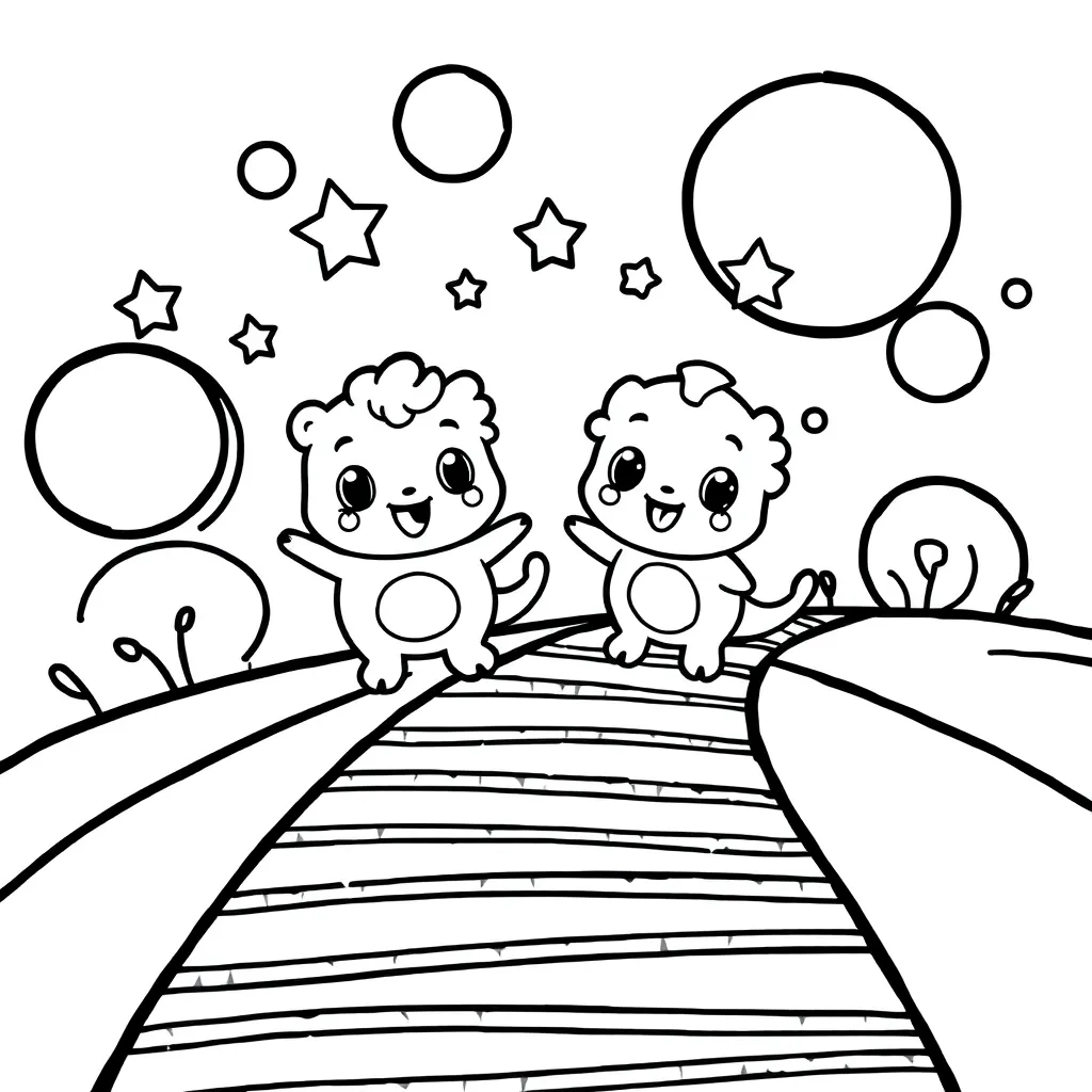 Pokemon Cartoon Creatief Kinderen Fantasie coloring page for children