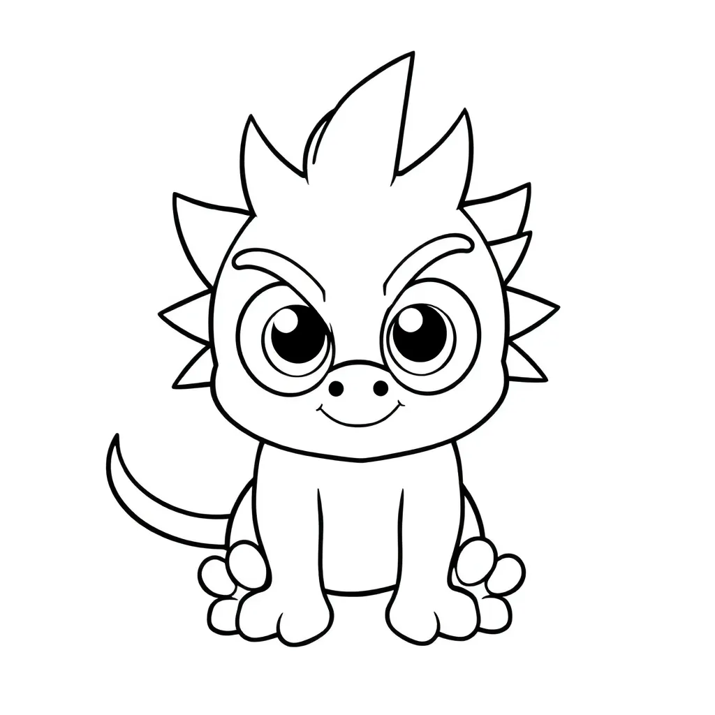 Pokemon Fantasie Schattig Cartoon Kinderen coloring page for children