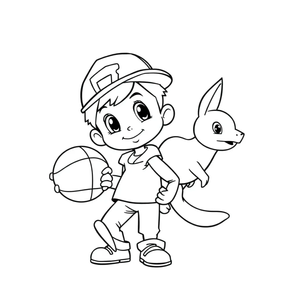 Feuille de coloriage Gratuite Feuille de coloriage Pokémon coloriage pour enfants
