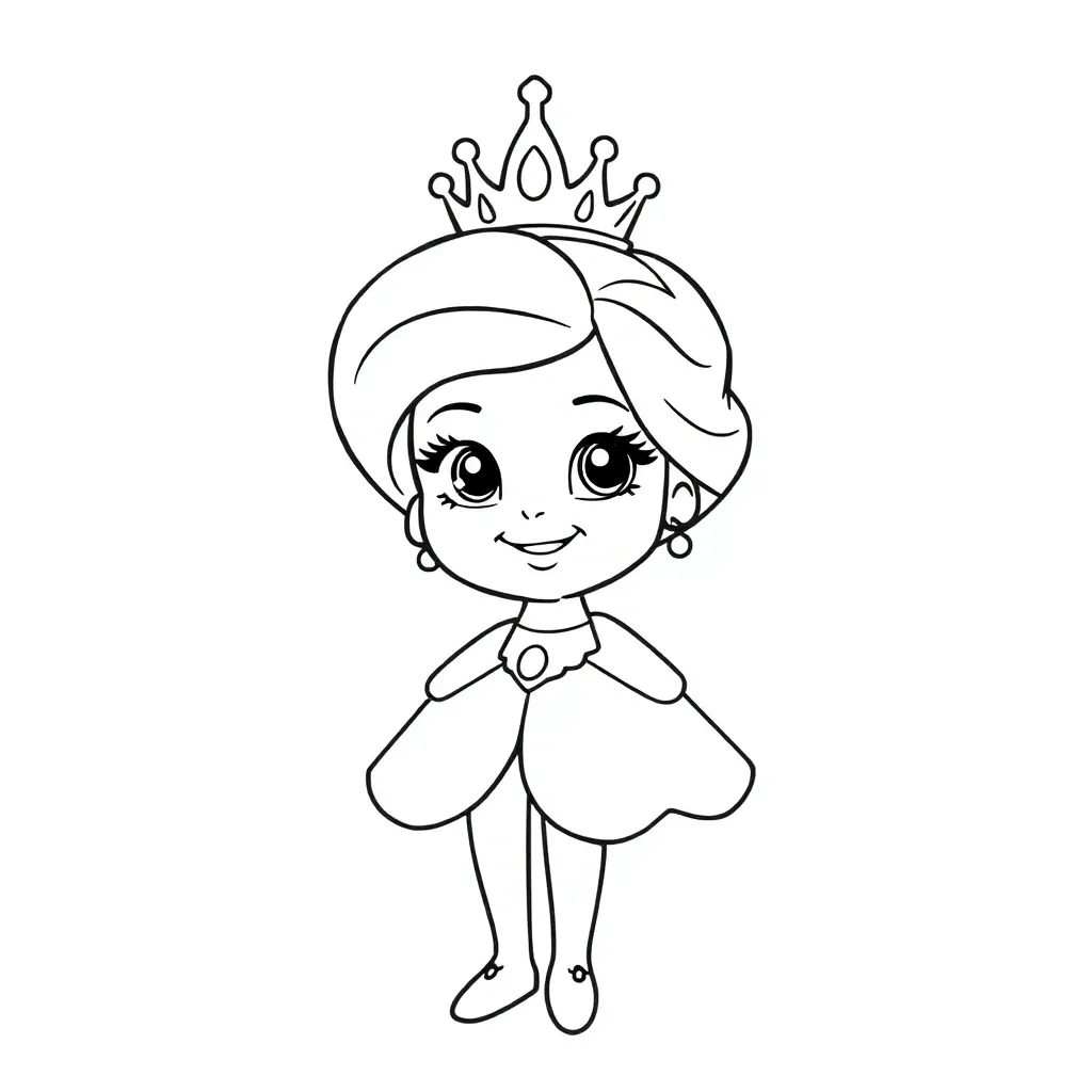 Prinses Kasteel Sprookjes Fantasie Roze coloring page for children