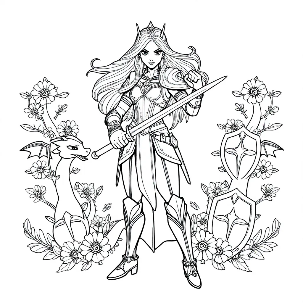 Plantilla para colorear para niños