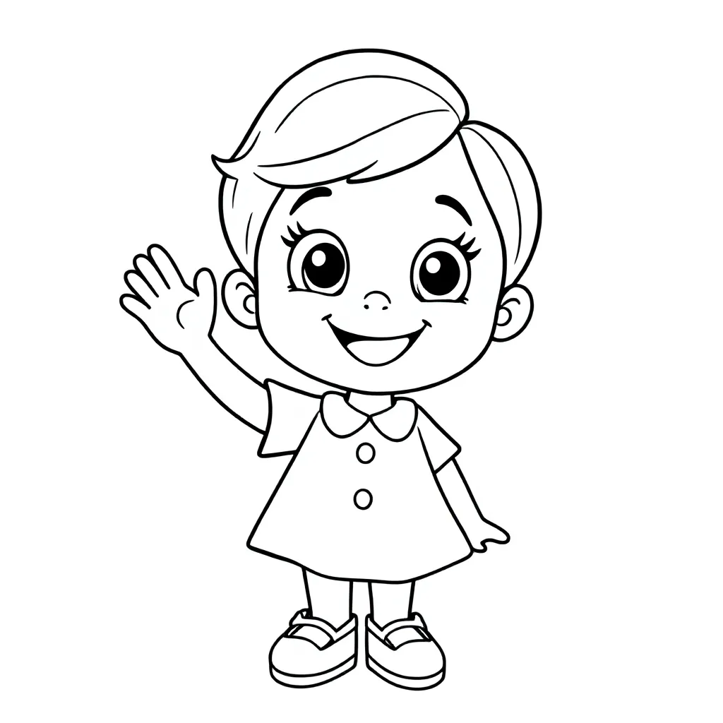 Roxy Dekker coloring page for children