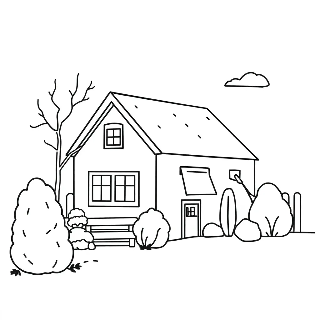 Seizoenskleurplaten coloring page for children