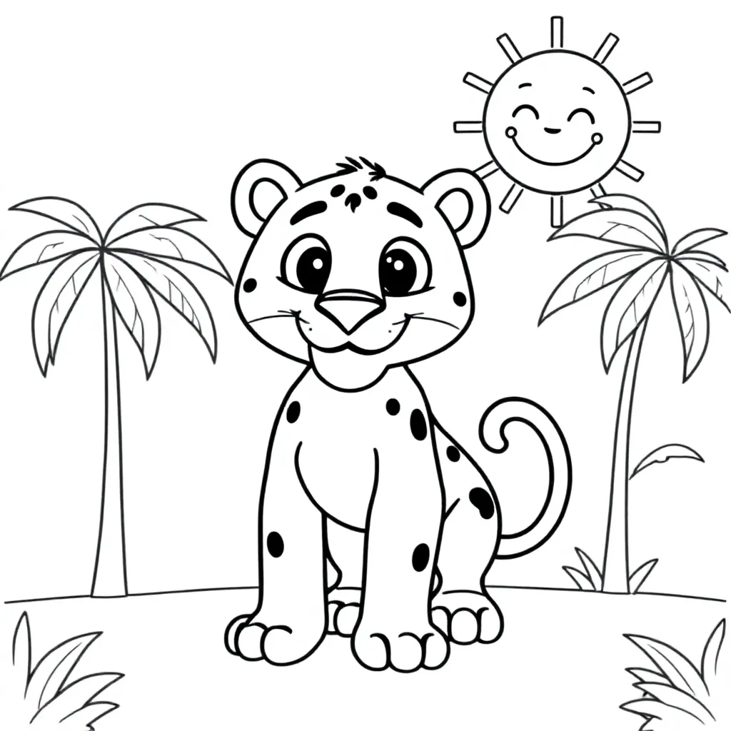 Shinkspanter coloring page for children