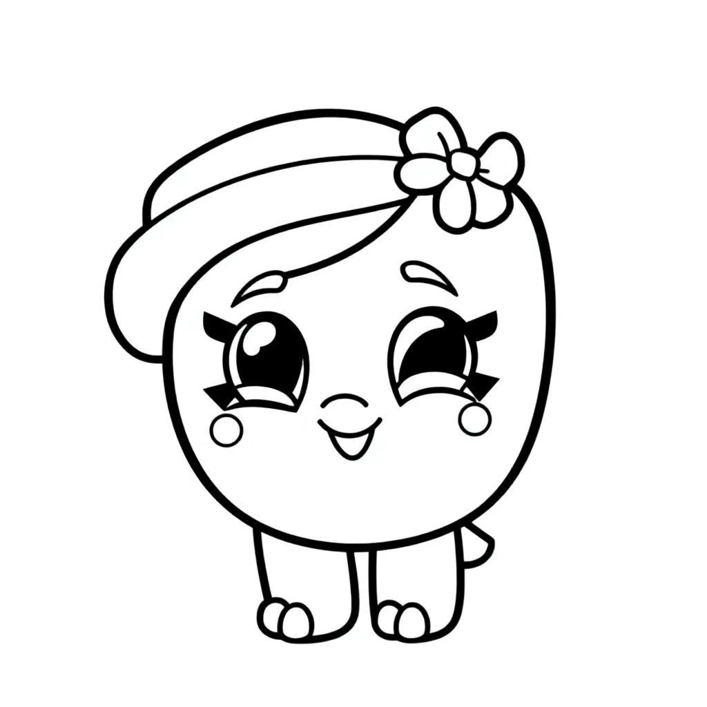 Shopkins Speelgoed Karakters Verzamelen Creatief coloring page for children