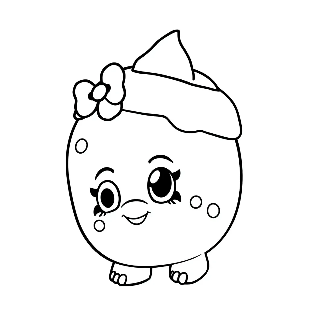 Shopkins Speelgoed Winkel Schattig Verzamelen coloring page for children