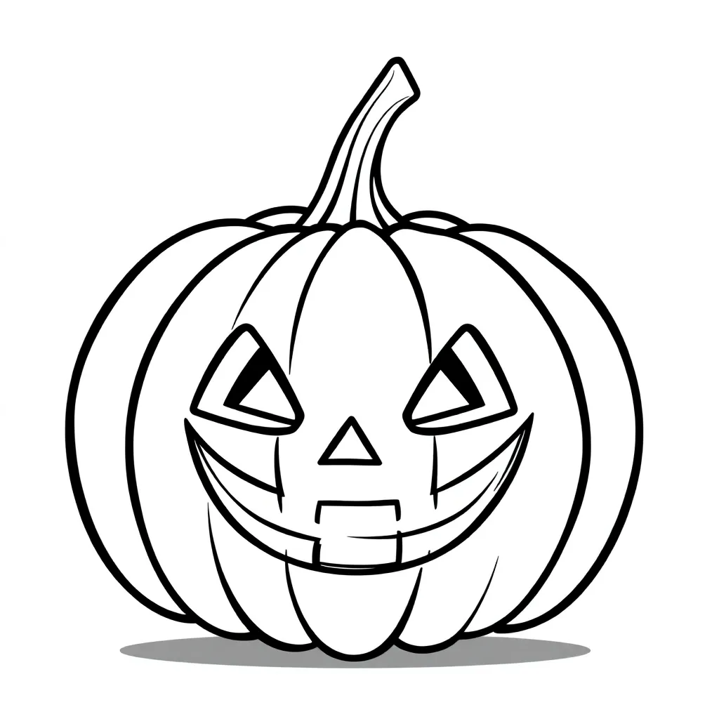 Sint Maarten Halloween Pompoen Herfst Creatief coloring page for children