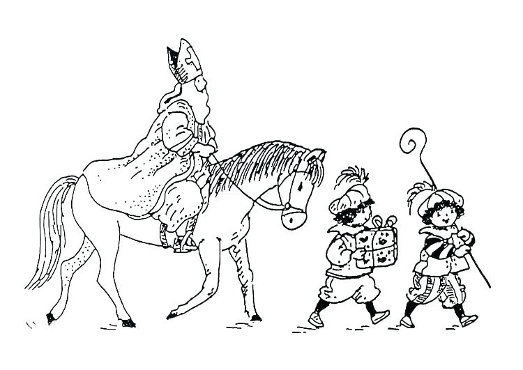 Sint Op Amerigo coloring page for children