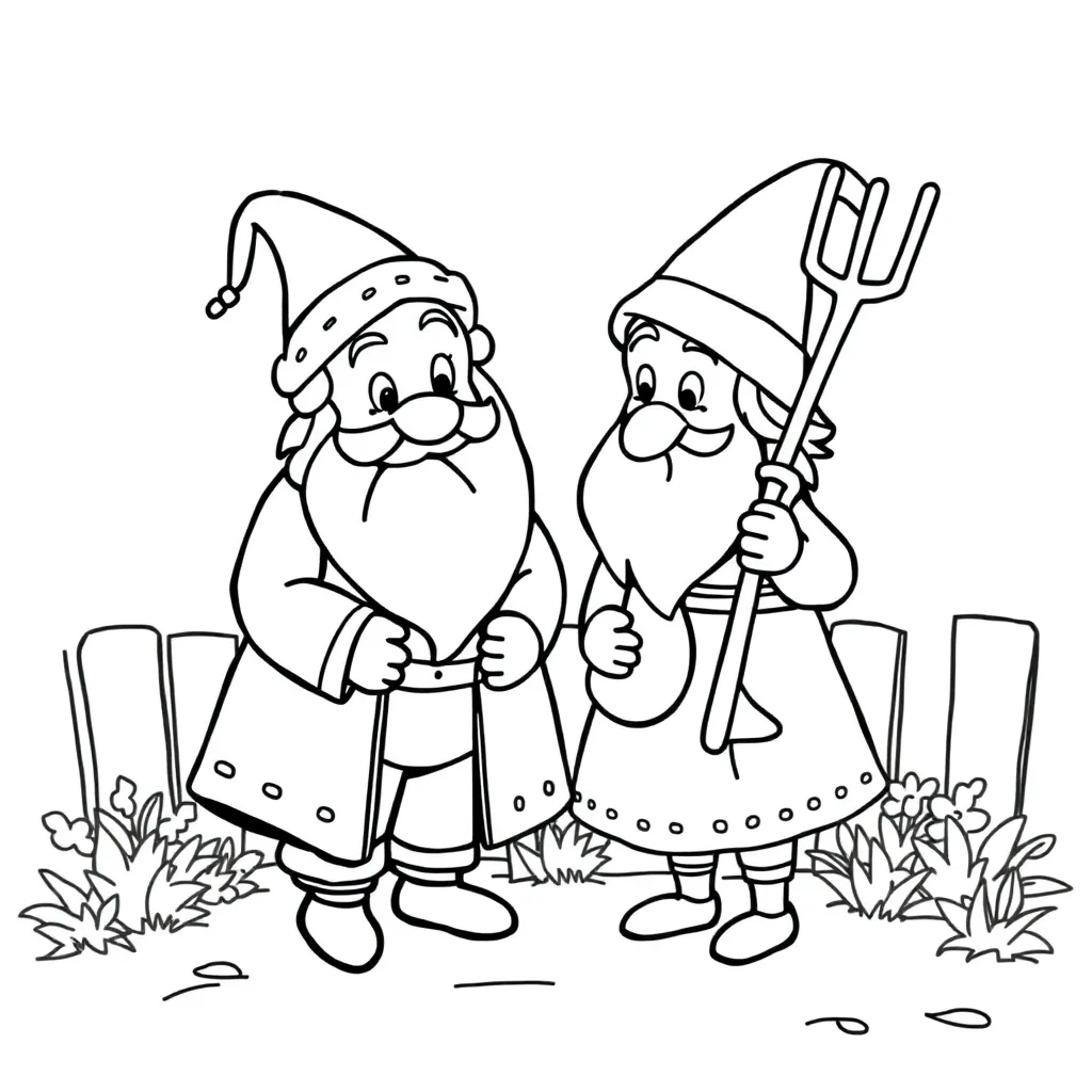 Sint Piet Schimmel Dak Sinterklaasfeest Paard coloring page for children
