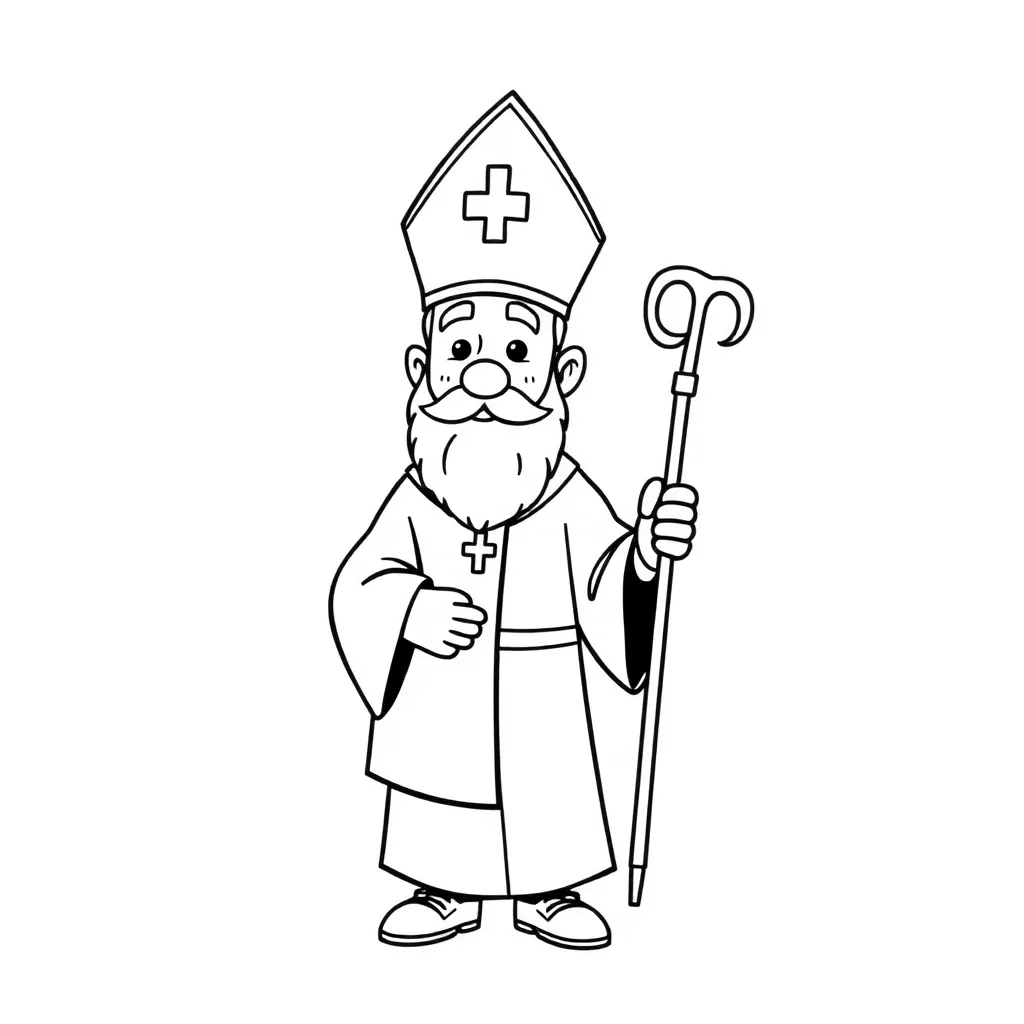 Sinterklaas Feestdagen Cadeautjes Cultureel Kinderen coloring page for children