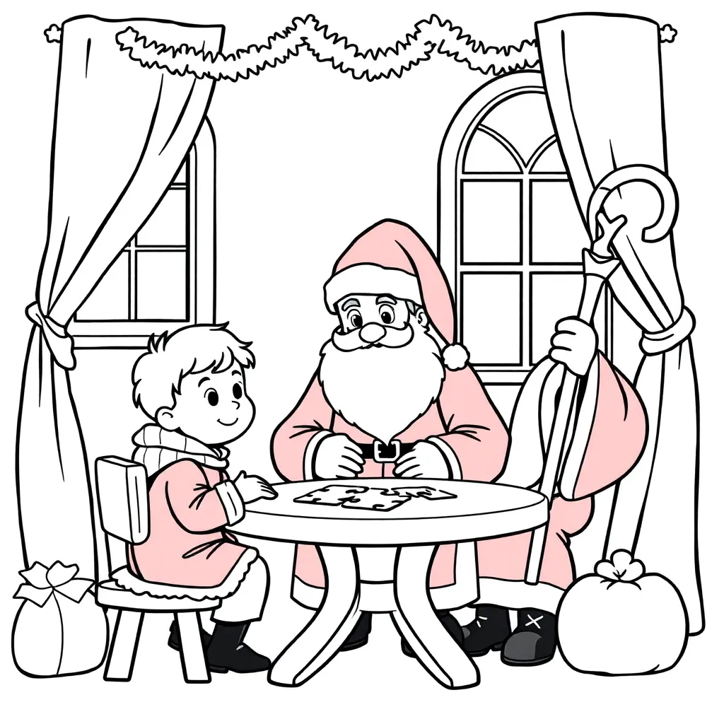 Sinterklaas Feestelijke Activiteit Culturele Traditie Kinderen Creatief coloring page for children