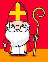 Sinterklaas coloring page for children