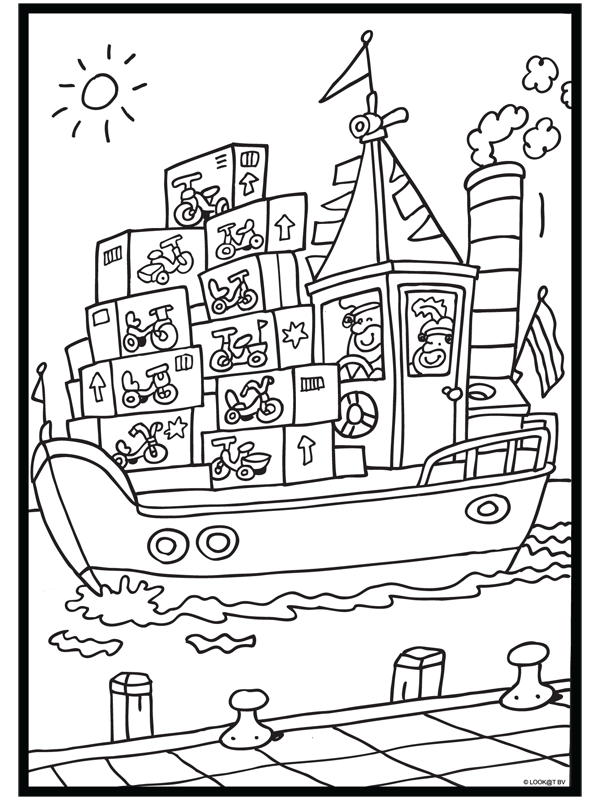 Sinterklaas14 coloring page for children