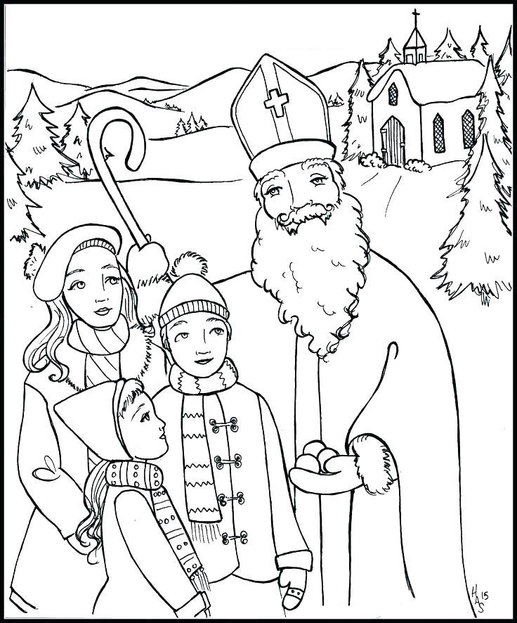 Sinterklaas47 coloring page for children