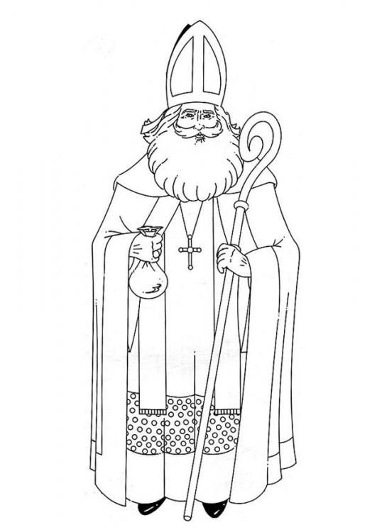 Sinterklaas53 coloring page for children