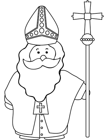 Sinterklaas62 coloring page for children