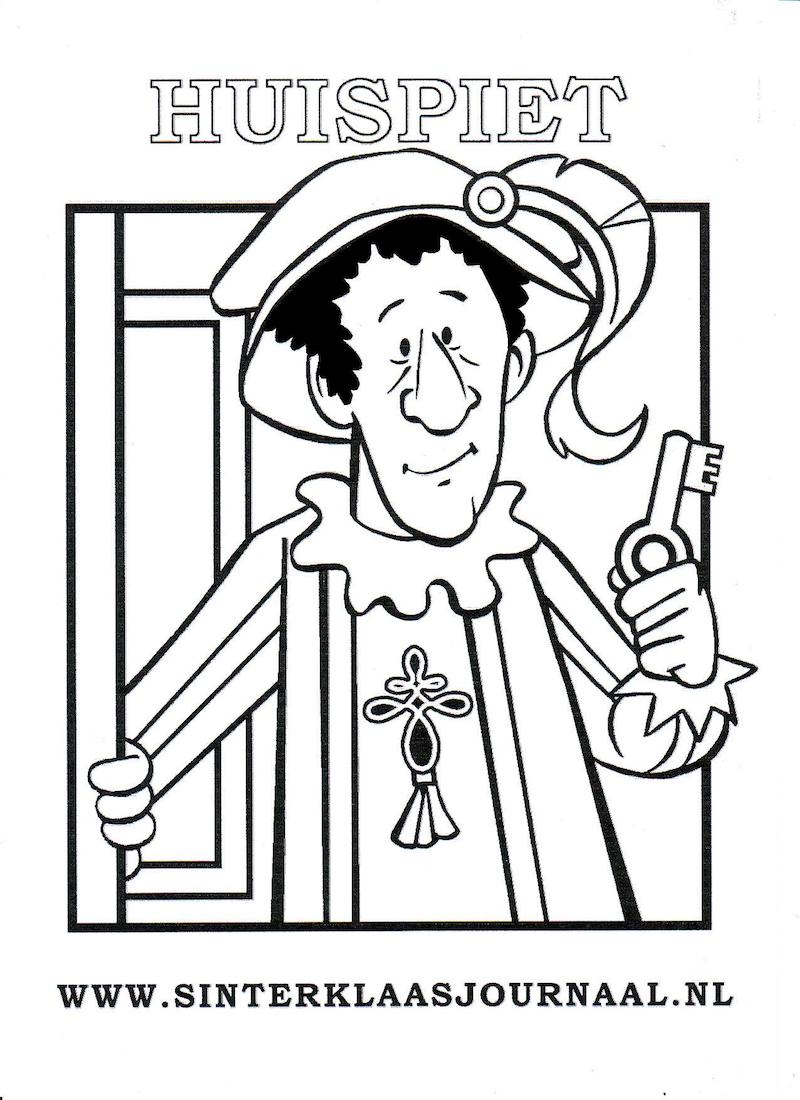 Sinterklaasjournaal Kleurplaat_06 coloring page for children