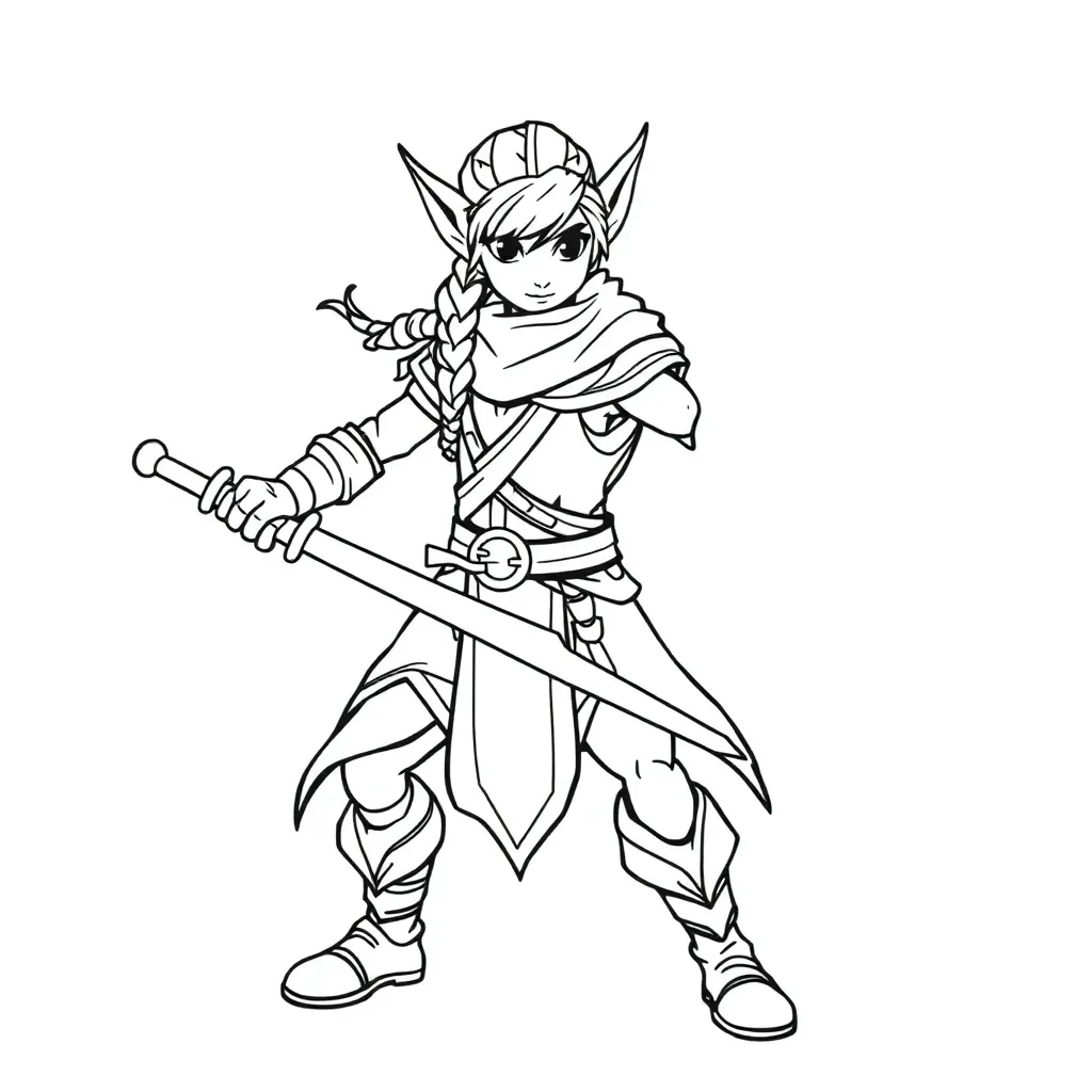 Skylanders Fantasy Krijger Avontuur Magisch coloring page for children