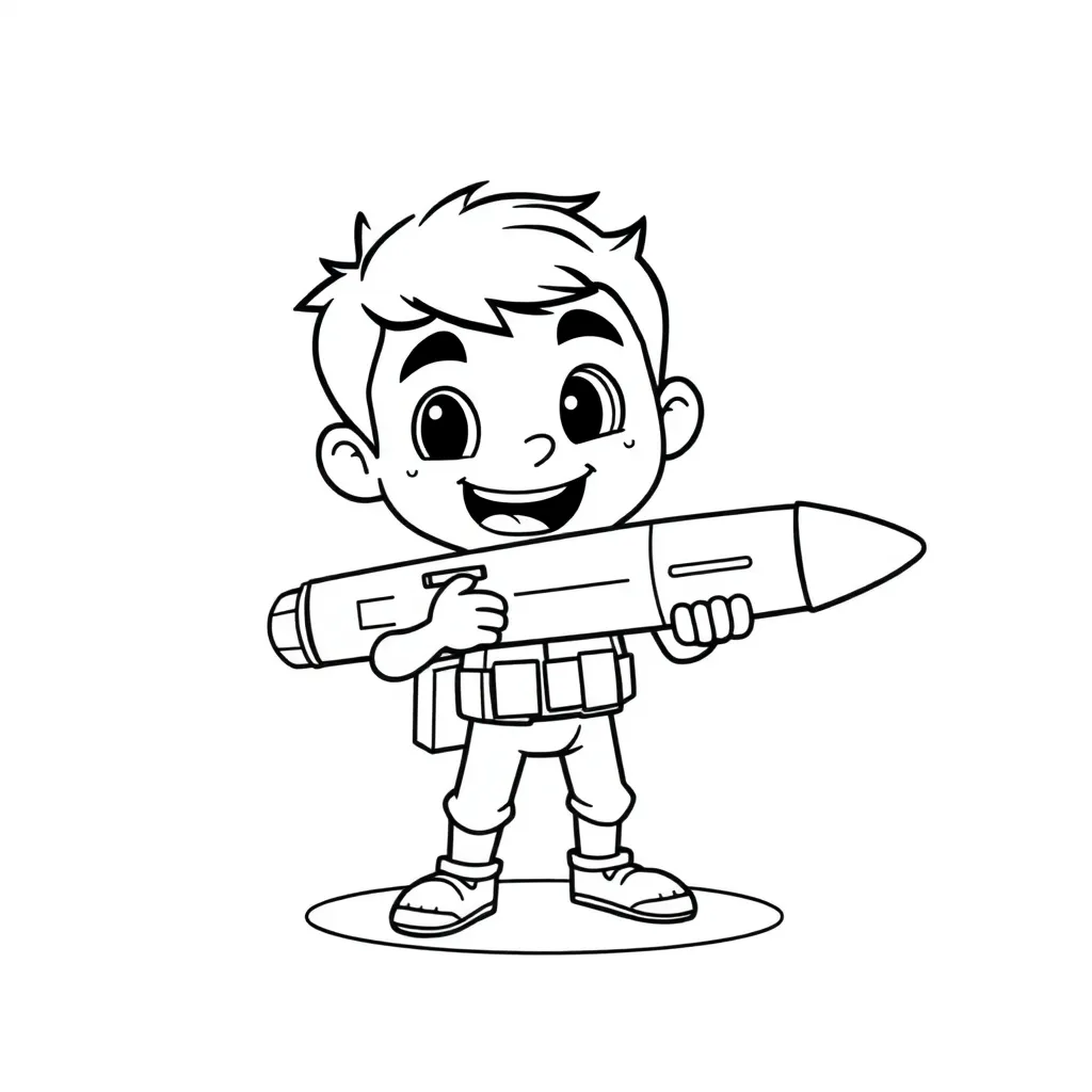 Skylanders Raket Avontuur Cartoon Creatief coloring page for children