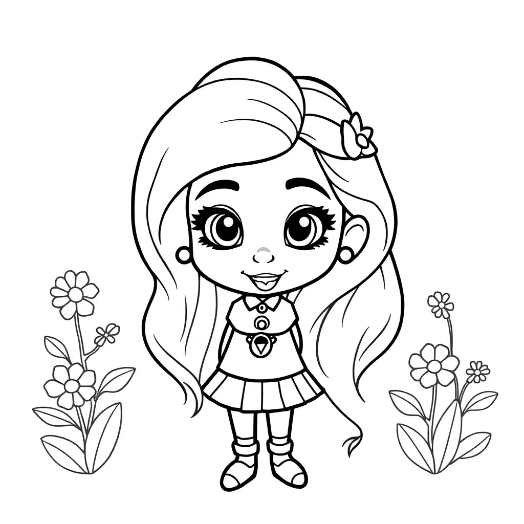Sofia Prinses Tekenfilm Creatief Kindvriendelijk coloring page for children