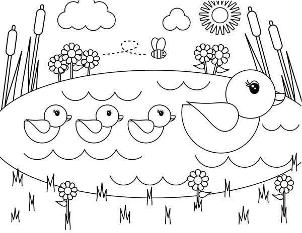 Feuille de coloriage pour enfants