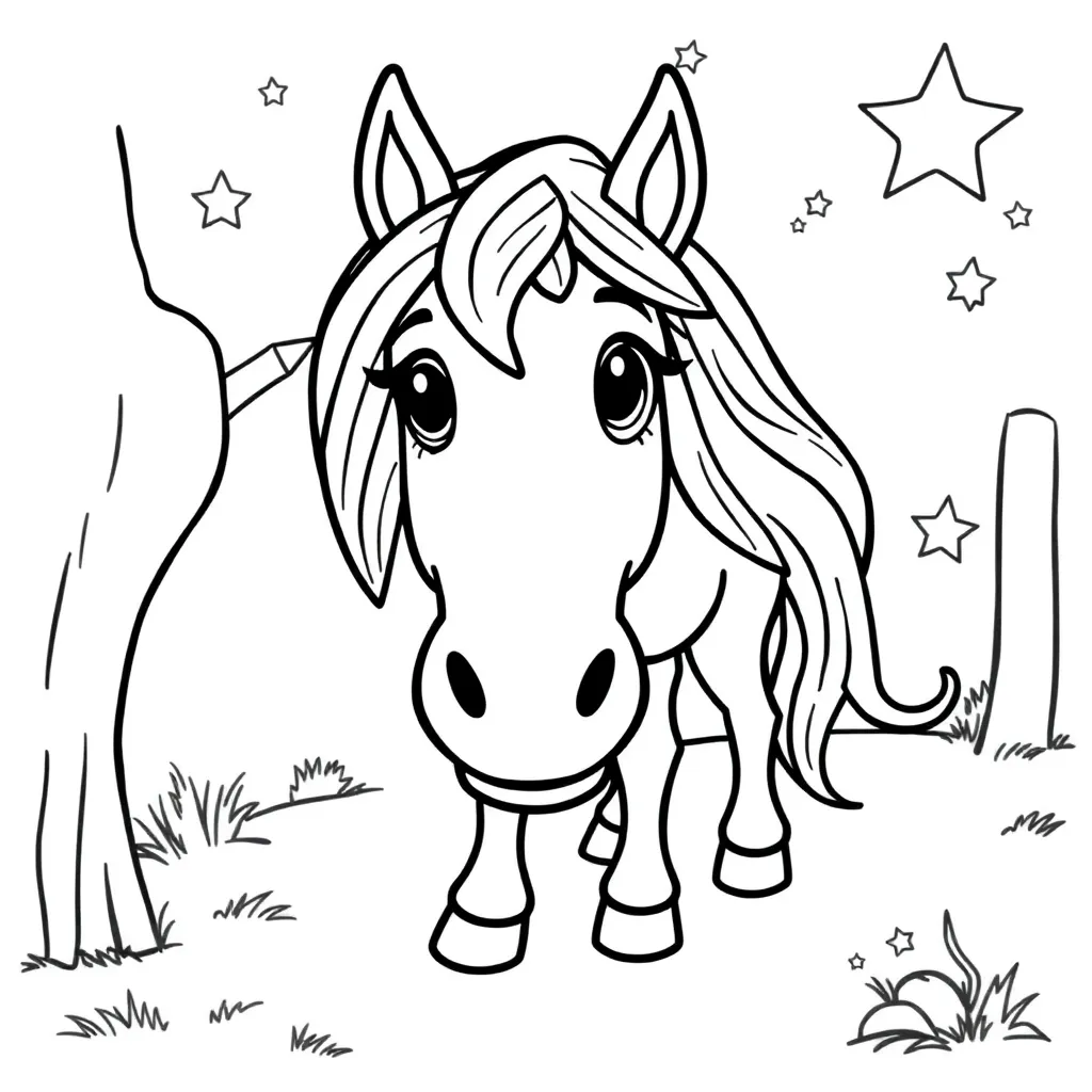 Star Stable Paarden Avontuur Rijden Fantasie coloring page for children