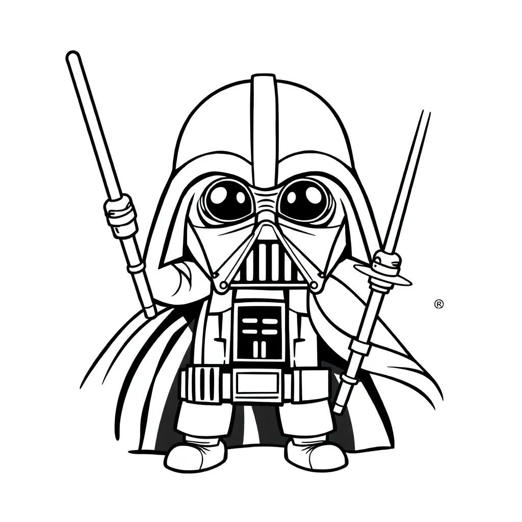 Star Wars Ruimteschepen Jedi Avontuur Sci Fi coloring page for children