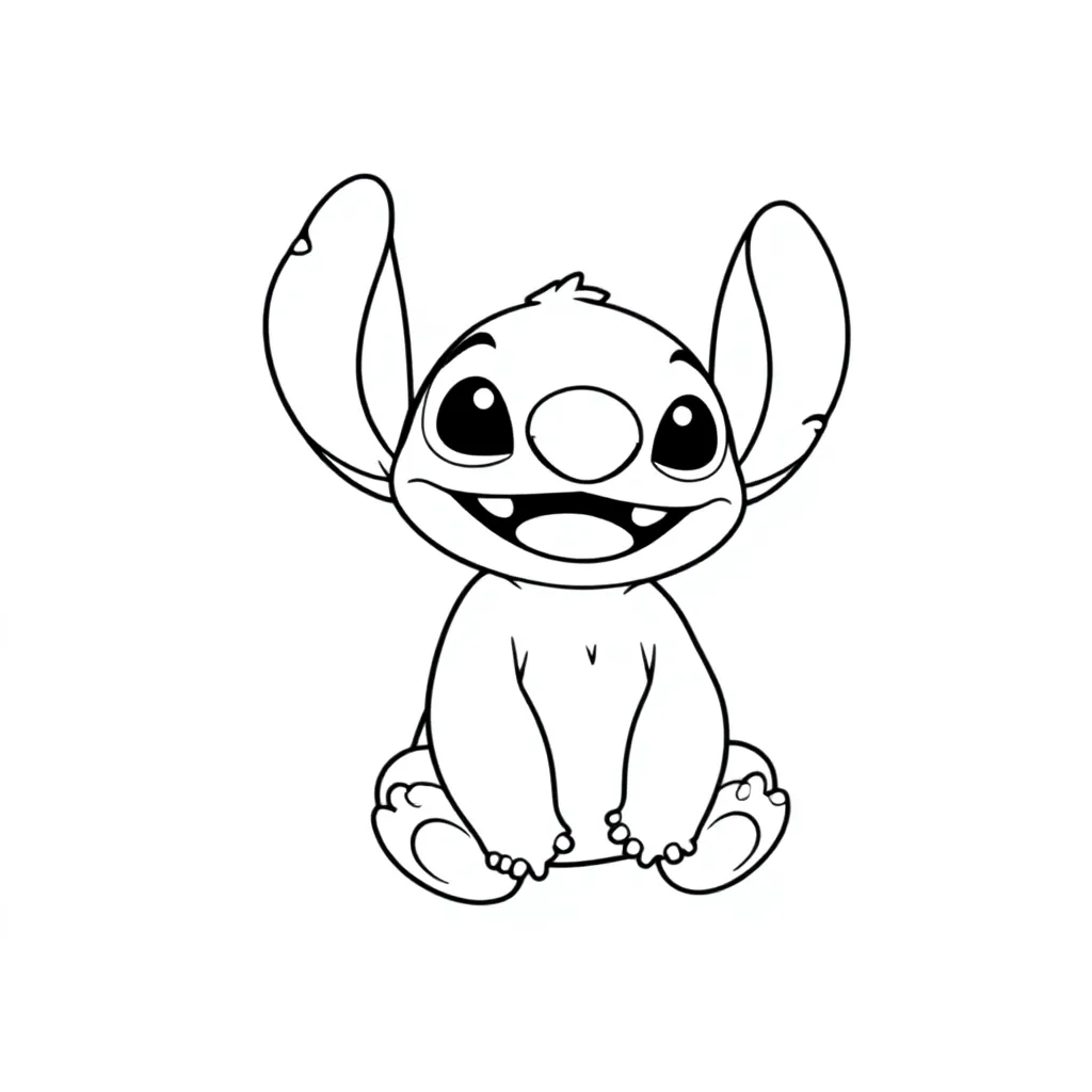 Stichc coloring page for children