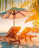 Summer coloring page for children