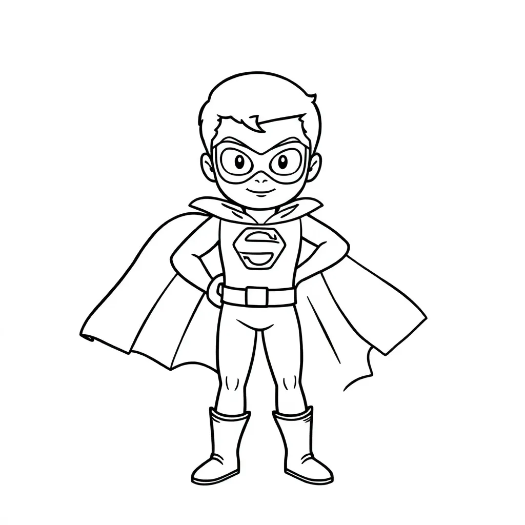 Superhelden Avontuur Marvel Comics Actie coloring page for children