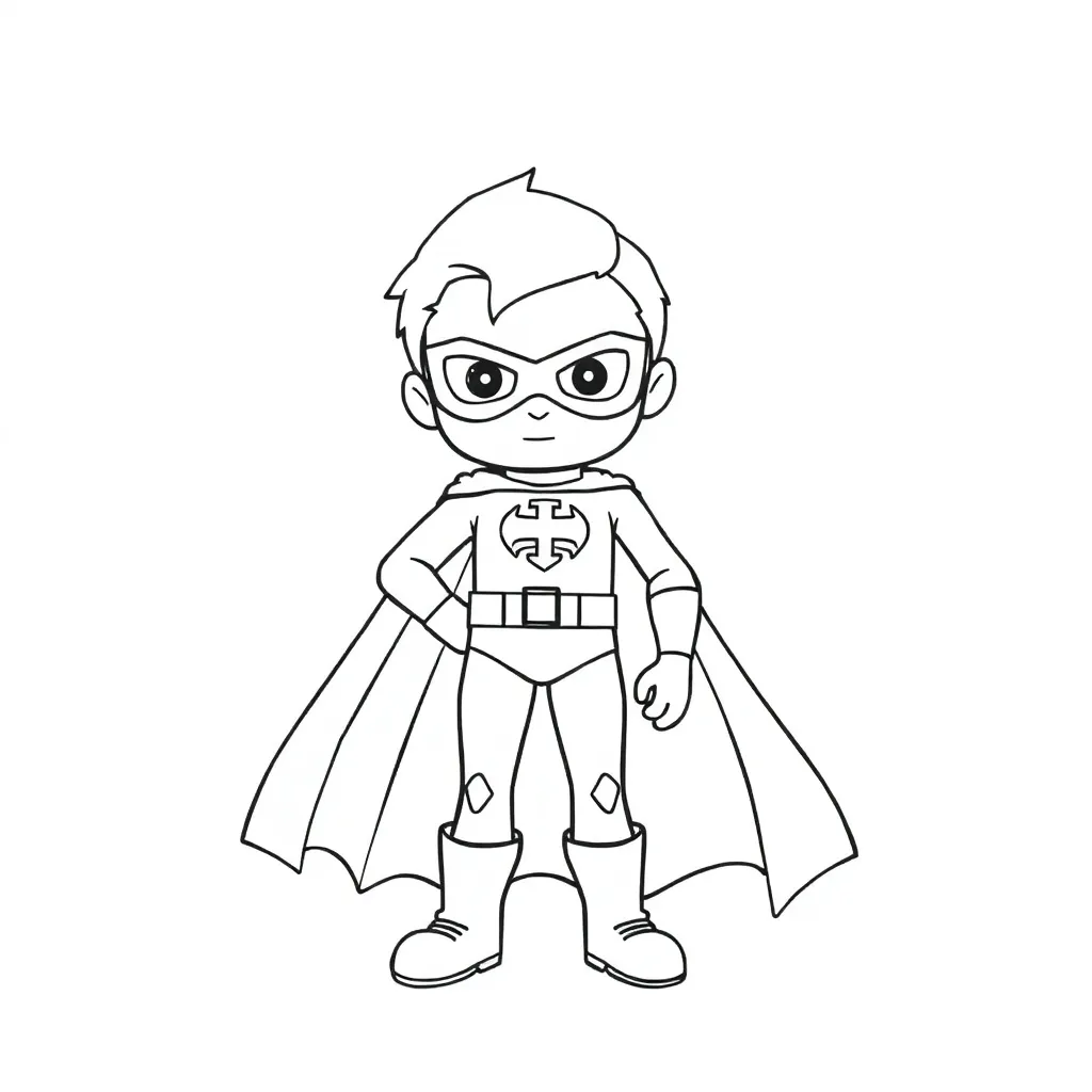 Superhelden Avontuur Marvel Comics Creatief coloring page for children