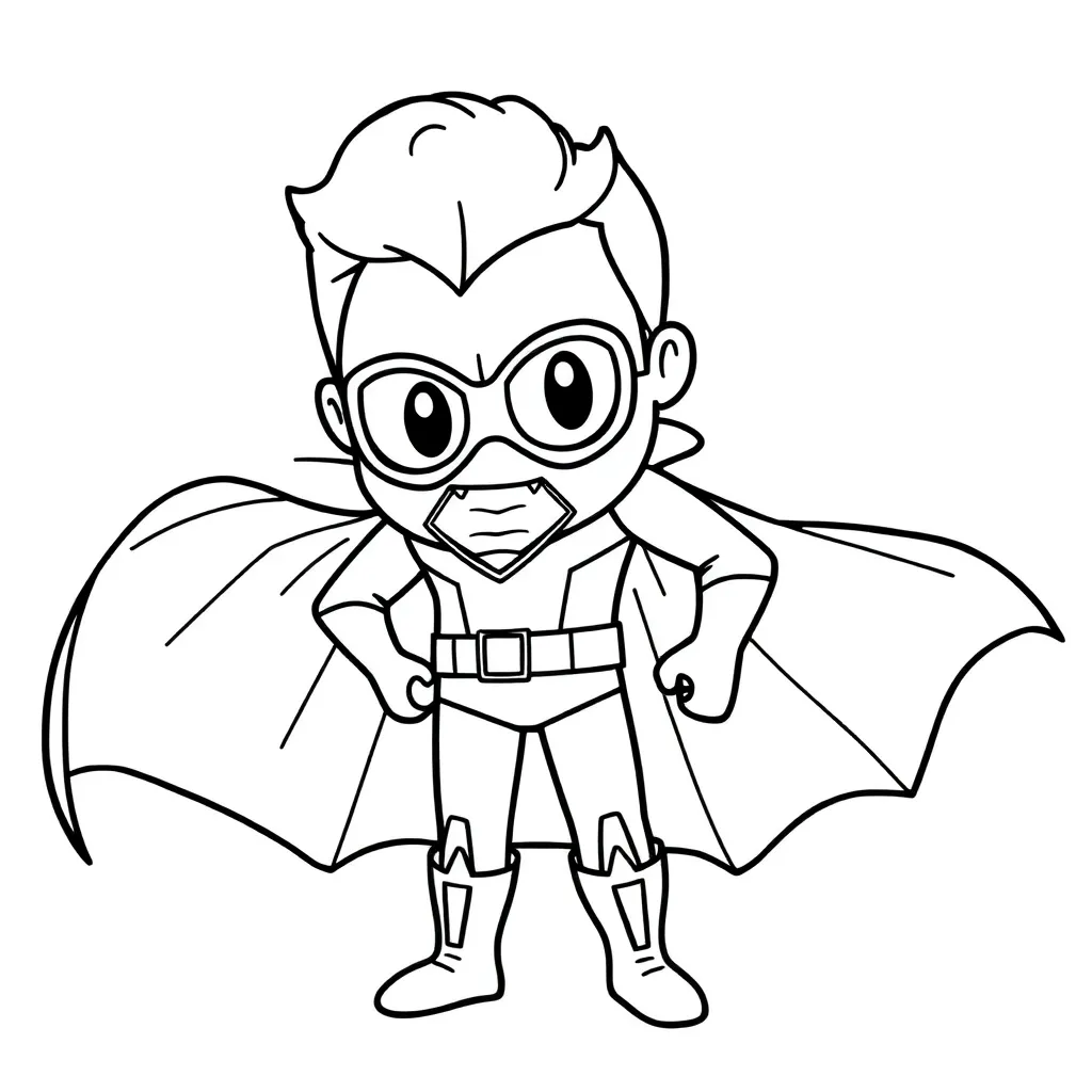 Superhelden Avontuur Marvel Comics Kinderactiviteit coloring page for children