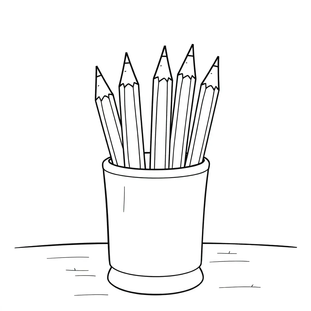 Tekenen coloring page for children