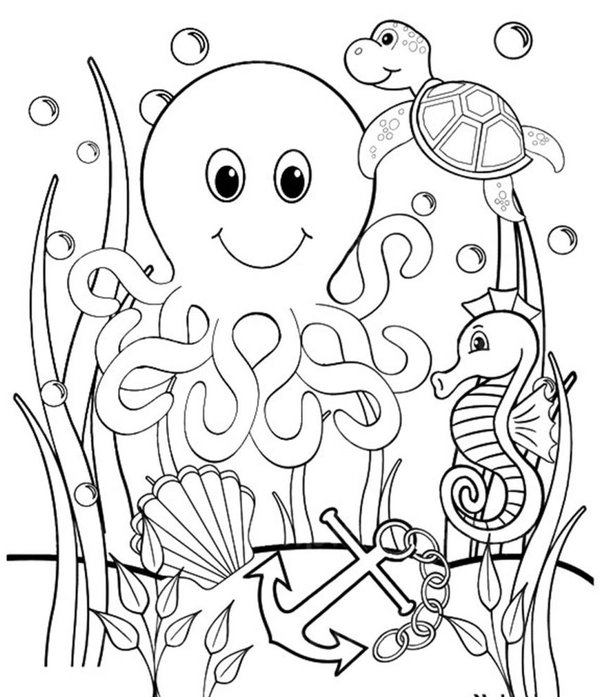 Childrens coloring page