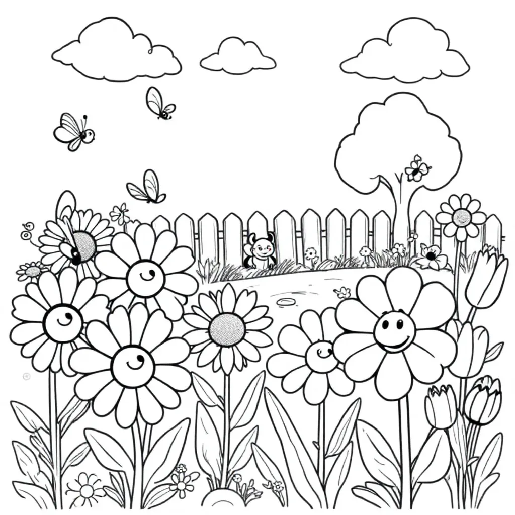 Tuinje coloring page for children