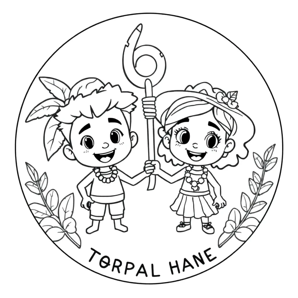 Vaiana Kleurplaten coloring page for children