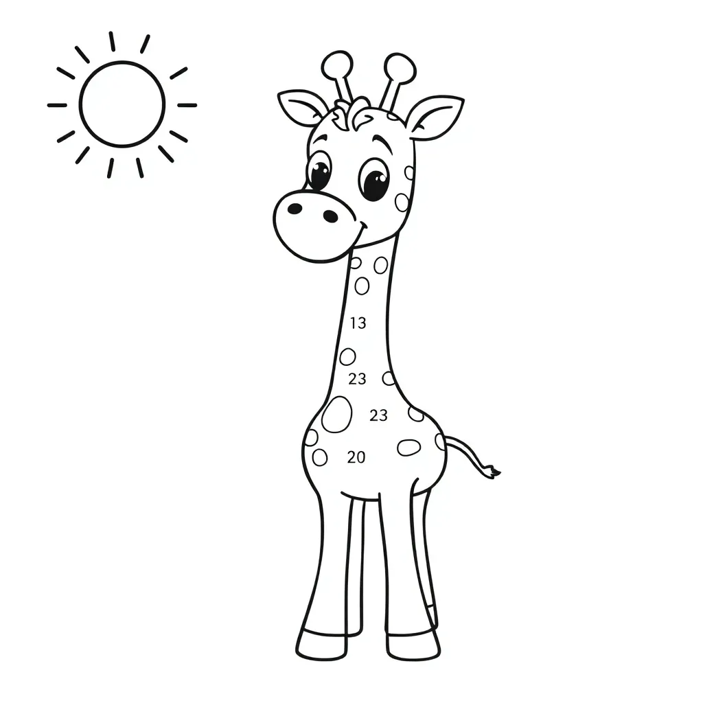 Verbinden Punten Puzzel Educatief Tekenplezier coloring page for children