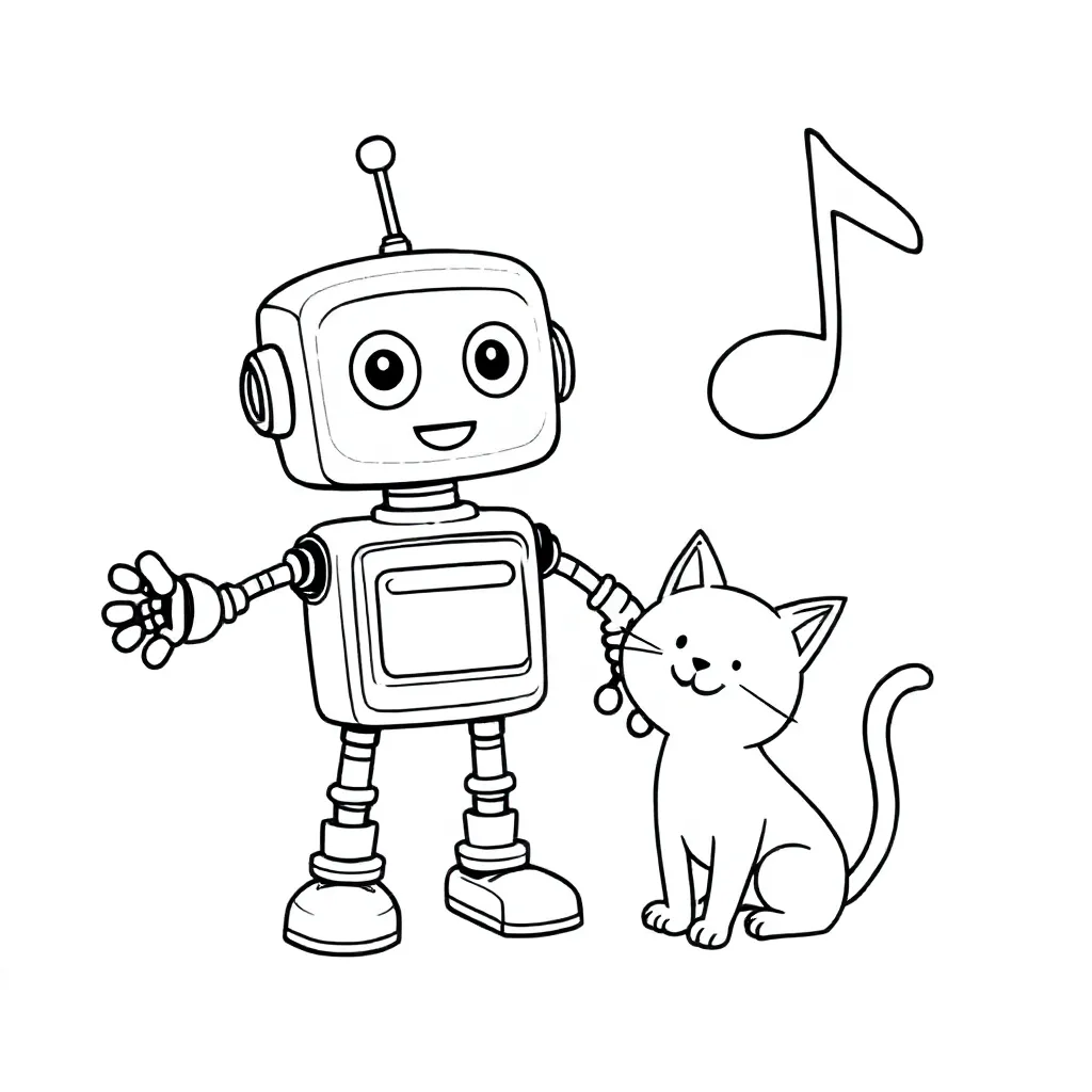 Feuille de coloriage Code Vibe pour enfants