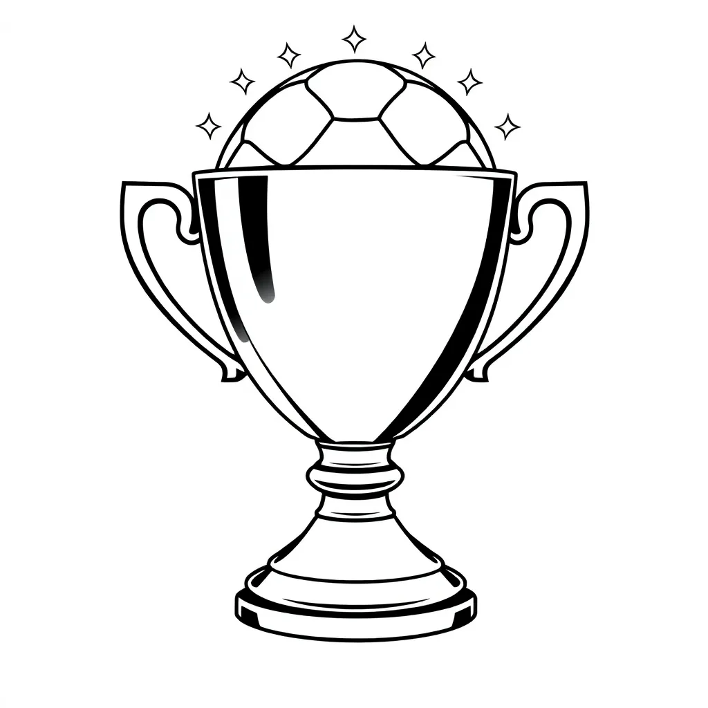 Voetbal Sportief Doelpunt Keeper Actie coloring page for children