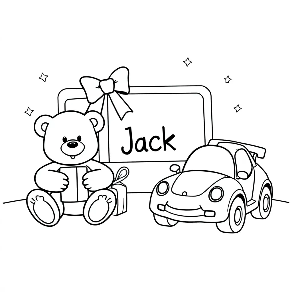 Waardebon voor Jack coloring page for children