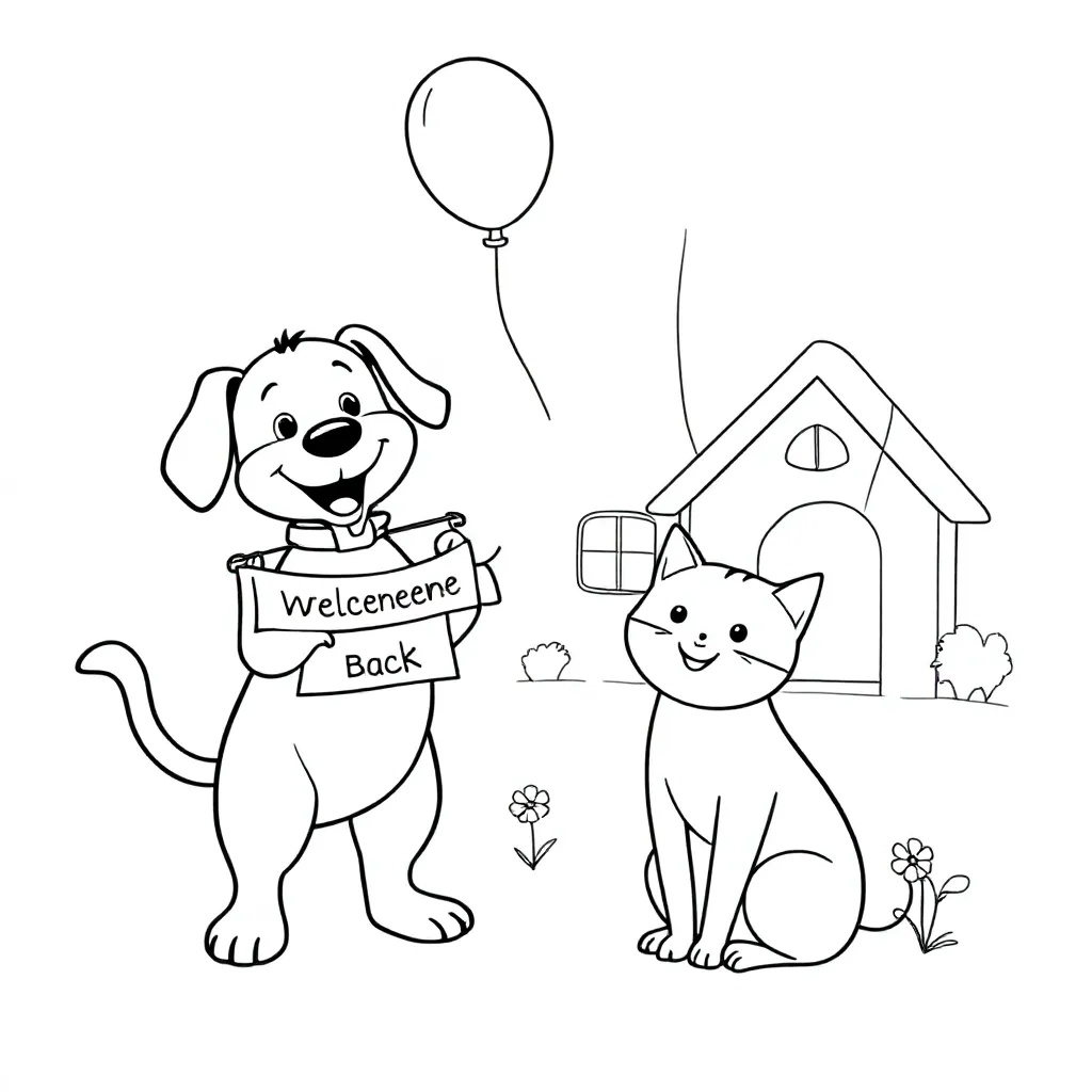 Welkom Terug coloring page for children