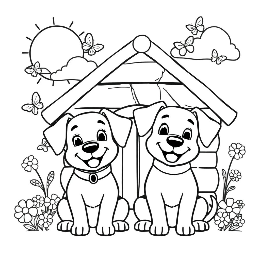 Woezel En Pip Kleurplaten coloring page for children